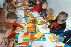 Wydzieramy rączkami jesienne drzewa