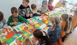 Wydzieramy rączkami jesienne drzewa