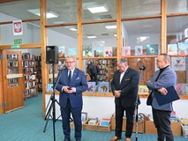 Zastępca Prezydenta Miasta Koszalina Przemysław Krzyżanowski podczas wystąpienia