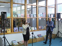 Kierownicza Filii 12 Marta Tomaszewska podczas wystąpienia