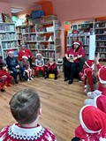 Mikołajki w bibliotece z Przedszkolem nr 21 i grupą 