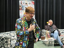 Alek Rogoziński i Piotr Pawłowski podczas spotkania.