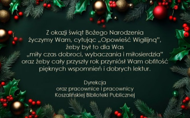 Życzenia świąteczne