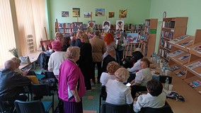 wręczenie kwiatów