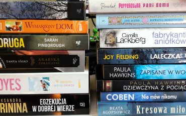 Książki wystawione na bookcrossing