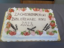 Tort okolicznościowy Bibliotekarza Roku Piotra Saporowskiego
