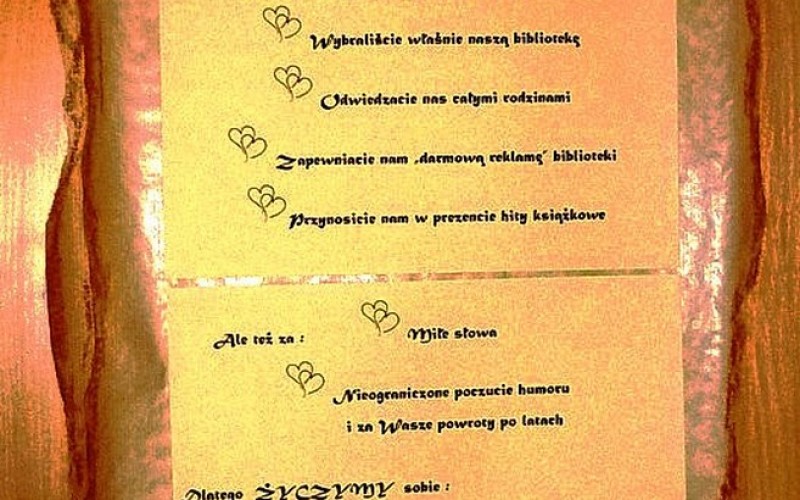 LIST do CZYTELNIKÓW...