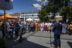 Wiceprezydent Sebastian Tałaj otwiera wystawę 