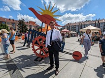 Prezydent Tomasz Sobieraj.  Fot. KBP