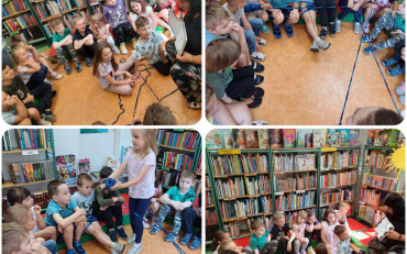 Przedszkolaki w bibliotece
