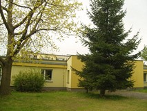 Biblioteczny ogród w majowej szacie