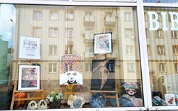 Zdjęcie wystawy prac uczestników WTZ-1 w Koszalinie