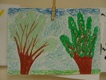 „Galeria na sznurku ze spinaczem”