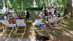 Dzieci w trakcie zajęć