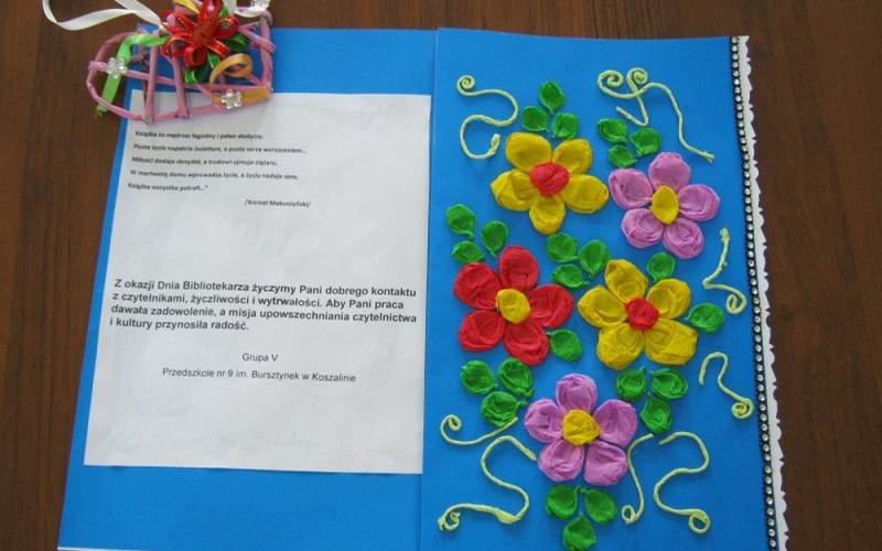 Życzenia dla bibliotekarzy