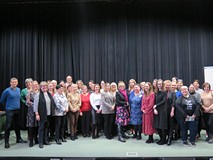 Uczestnicy powiatowej konferencji o bibliotekach