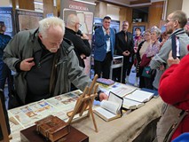 Wystawa Historia Biblii w bibliotece