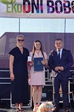 Od lewej:  Magdalena Miszke, radna Województwa Zachodniopomorskiego, Monika Żemojtej - dyrektor M-GB