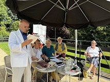 Członkowie Krajowego Bractwa Literackiego:Kazimierz Gałkowski, Krystyna Pilecka, Ludmiła Raźniak, Wł