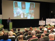 Dyrektor KBP - Dariusz Pawlikowski podczas otwarcia wystawy.