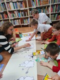 Zajęcia plastyczne i tworzymy Dolinę Muminków