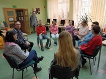 wspólne czytanie i rozmowa o świętach