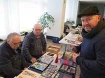 Uczestnicy Giełdy Kolekcjonerskiej.