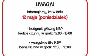 informacja dla czytelników
