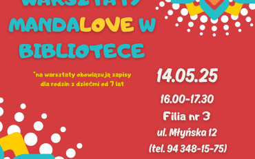 Plakat Warsztaty Mandalove