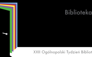 Plakat promujący tegoroczny Tydzień Bibliotek