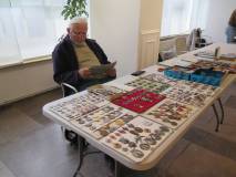 Wystawca na Giełdzie Kolekcjonerskiej.