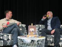 Arkadiusz Wilman i Przemysław Majewski podczas spotkania.