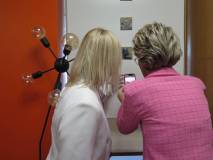 Rektor Politechniki Koszalińskiej prof. Danuta Zawadzka (po prawej) i Dziekan Wydziału Architektury 