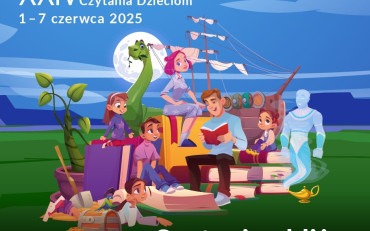 Plakat promujący akcję XXIV Ogólnopolskiego Tygodnia Czytania Dzieciom