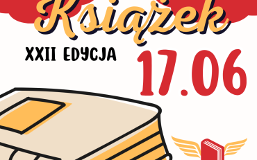 Plakat o święcie wolnych książek, akcji bookcrossingowej, która odbędzie się 17 czerwca