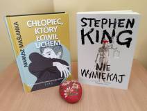 Książki Chłopiec, który łowił uchem oraz Nie wymiękaj