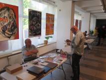 Uczestnicy podczas spotkania.