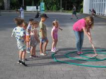 Animacje z najmłodszymi uczestnikami wydarzenia.