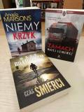Książki Niemy krzyk, Zamach, Czas śmierci