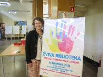 Olga Roicka - organizatorka Żywej Biblioteki w KBP