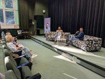 Marcin Napierała (po lewej) i R.A. Olek na scenie KBP.