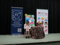 Uczestniczka finału w czasie Powiatowego konkursu 
