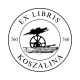 Ekslibris biorący udział w konkursie.