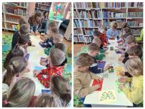 Prace plastyczne malowane suchymi pastelami.