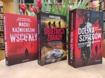 Wściekły - Maciej Kaźmierczak, Obietnica zdrady - Marcin Faliński, Dolina szpiegów - Robert Michniew
