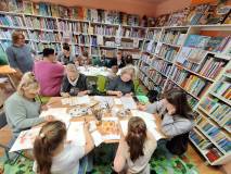 Warsztaty kawą malowane.