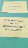kartka dla niepełnosprawnej Zuzi od klasy 3a z SP5 w Koszalinie