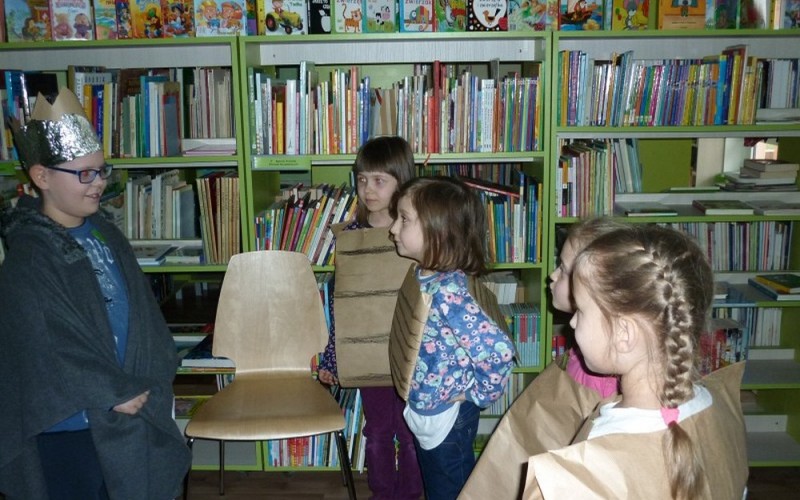 Pierwszy dzień ferii w bibliotece