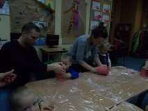 Czwartkowe zajecia plastyczne