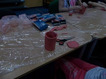 Czwartkowe zajecia plastyczne